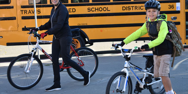 8. Mai - Nationaler Fahrrad-zur-Schule-Tag in den USA