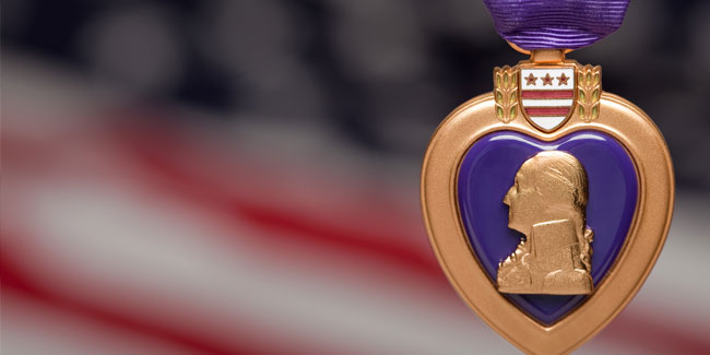 7. August: Nationaler Purple-Heart-Tag in den Vereinigten Staaten