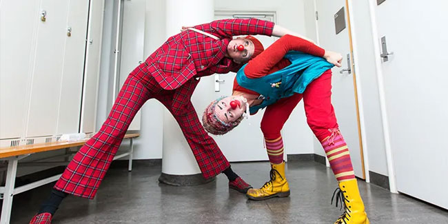 1. August: Clown-Tag in Norwegen