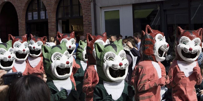 12. Mai - Katzenparade oder Kattenstoet in Belgien