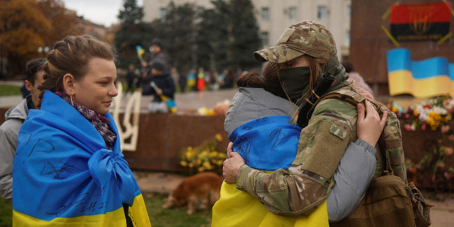 11. November - Tag der Befreiung Chersons in der Ukraine