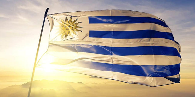 Nie wieder Tag in Uruguay - Flaggentag in Uruguay