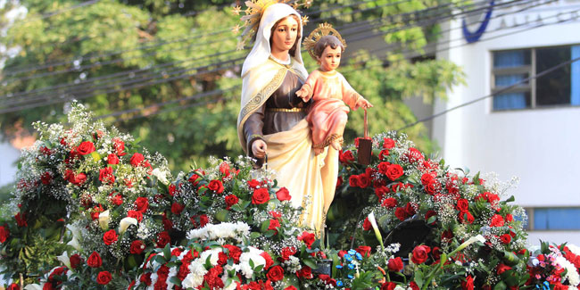 16. Juli - Fiesta de la Virgen del Carmen in Kolumbien