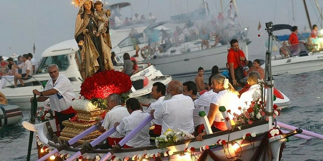 16. Juli: Fiesta de la Virgen del Carmen in Spanien