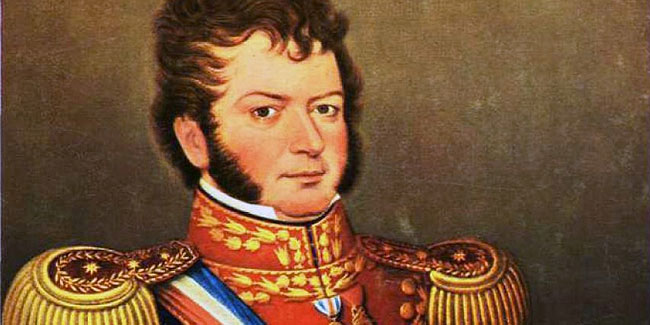 20. August - Geburtstag des Befreiers Bernardo O'Higgins in Chile