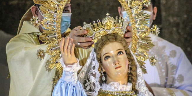 13. Oktober: Jahrestag der kanonischen Krönung der Muttergottes von Candelaria