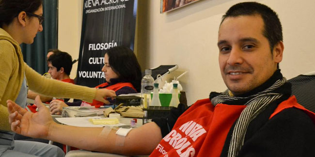 12. November - Nationaler Tag der freiwilligen Blutspende in Uruguay
