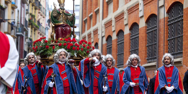 29. November - Fest des Heiligen Saturnino in Pamplona, Spanien
