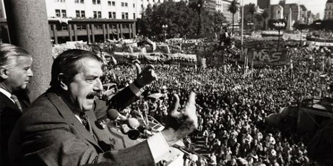 10. Dezember - Tag der Wiederherstellung der Demokratie in Argentinien