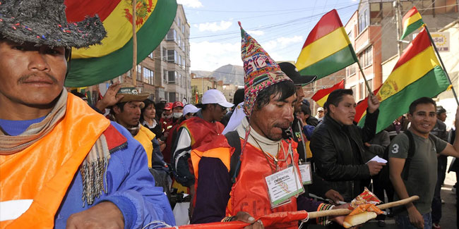 22. Januar - Tag des Plurinationalen Staates Bolivien
