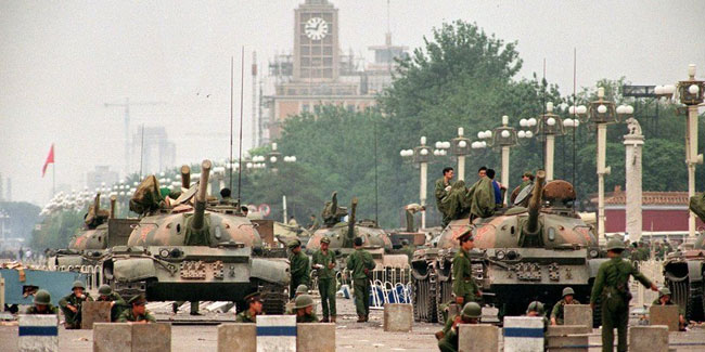 4. Juni - Proteste auf dem Platz des Himmlischen Friedens 1989 - Gedenktag