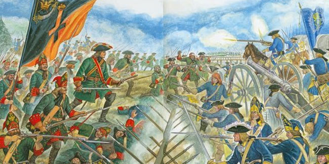 10. Juli - Tag des Sieges der russischen Armee unter dem Kommando von Peter dem Großen über die Schweden in der Schlacht von Poltawa