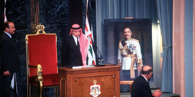 9. Juni - Jahrestag der Amtseinführung von König Abdullah II. in Jordanien