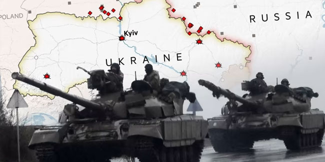 24. Februar - Der Beginn von Russlands Krieg gegen die Ukraine
