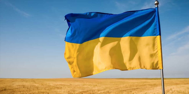28. Januar - Staatsflagge der Ukraine