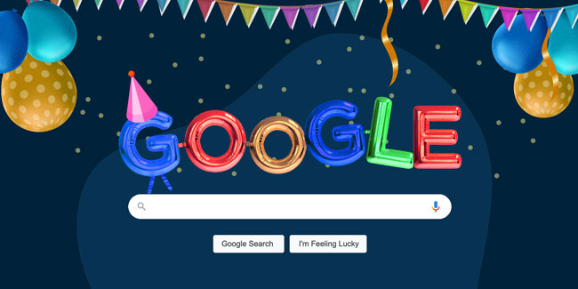 27. September: Google Geburtstag
