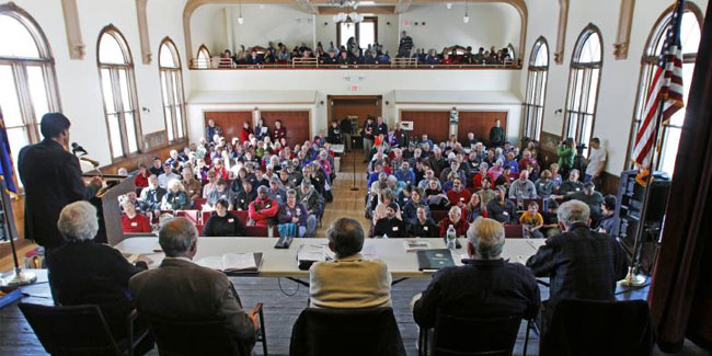 5. März - Tag der Stadtversammlung in Vermont
