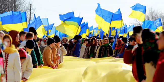 16. Februar - Tag der Einheit in der Ukraine