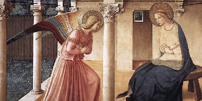 25. März: Mariä Verkündung