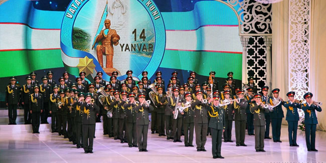 14. Januar - Tag der Verteidiger des Vaterlandes in Usbekistan