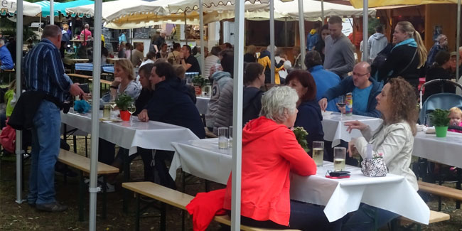 17. Juli: Rebblütenfest im Park in Mainz-Laubenheim