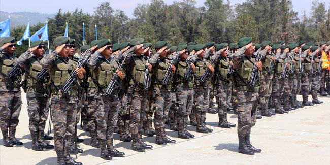 30. Juni - Tag der bewaffneten Streitkräfte in Guatemala