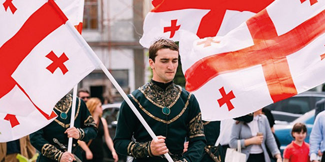 14. Januar: Tag der georgischen Flagge