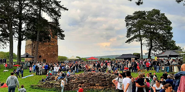 1. Mai: Maifest auf der Burg Siersberg, Rehlingen-Siersburg