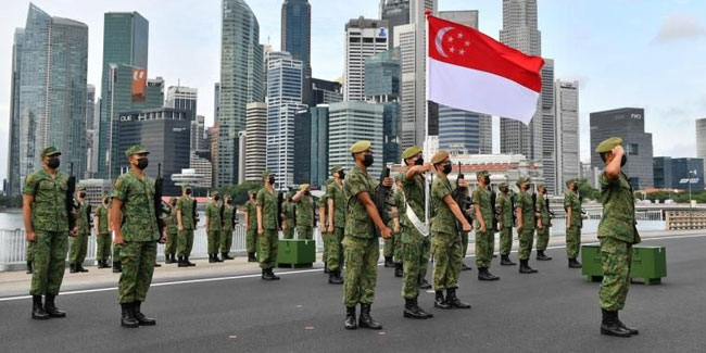 1. Juli - Tag der Streitkräfte in Singapur