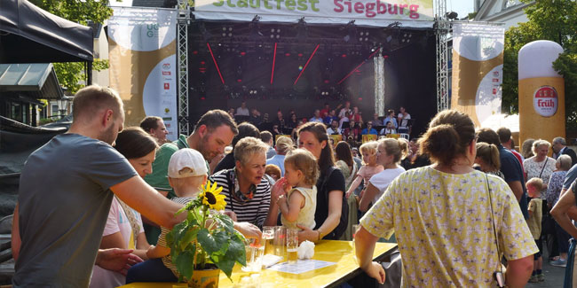 21. August: Stadtfest Siegburg