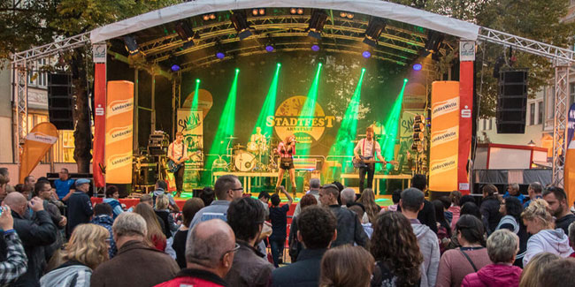 4. September: Arnstädter Stadtfest