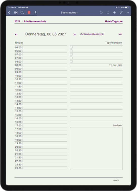 Freitag, 30.04.2027